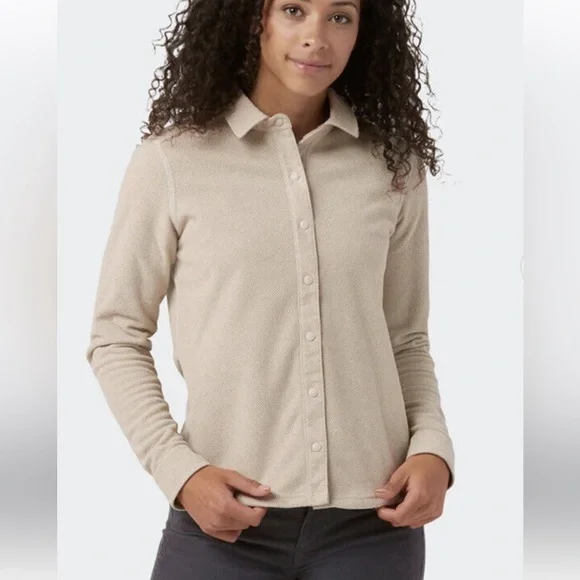 Stio Jackets Coats Stio Womens Thermop Fleece Snap Shirt - Main Image